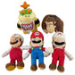 Lot of 5 Nintendo Plush Stuffed Toys Super Mario Bowser Donkey Kong Preowned - Warehouse Toys