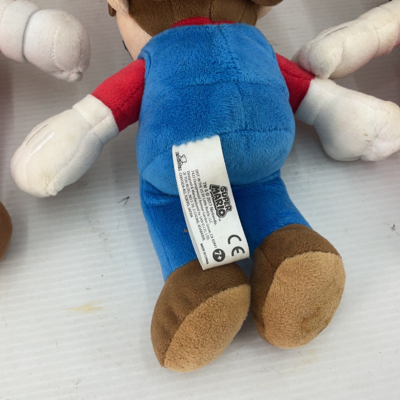 Lot of 5 Nintendo Plush Stuffed Toys Super Mario Bowser Donkey Kong Preowned - Warehouse Toys