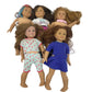 LOT of 5 Preowned American Girl Play Baby Dolls Little Girls Loose Random Mix - Warehouse Toys