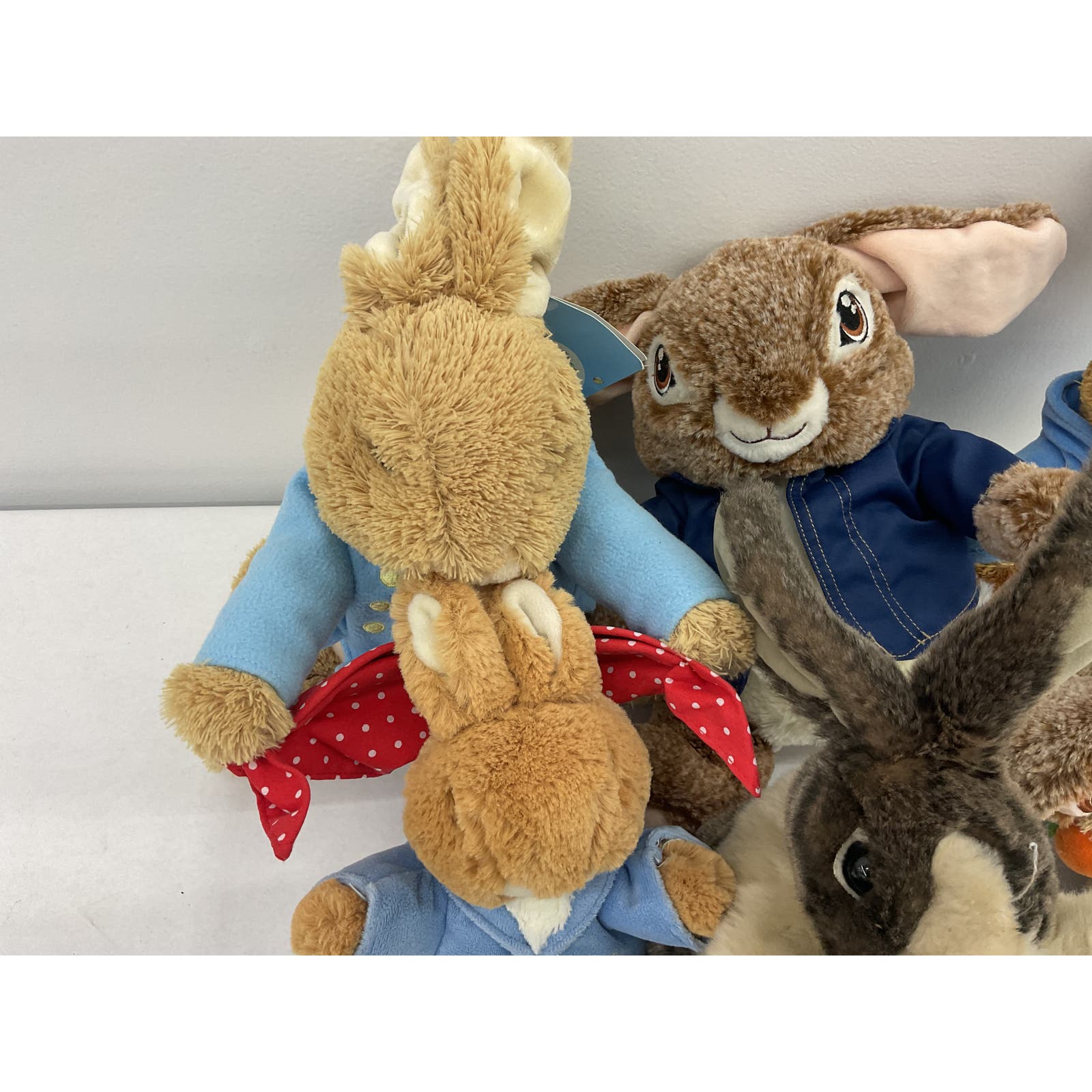 LOT of 6 Peter Rabbit Rabbit Bunny Stuffed Animal Plush Toys Beatrix Potter - Warehouse Toys