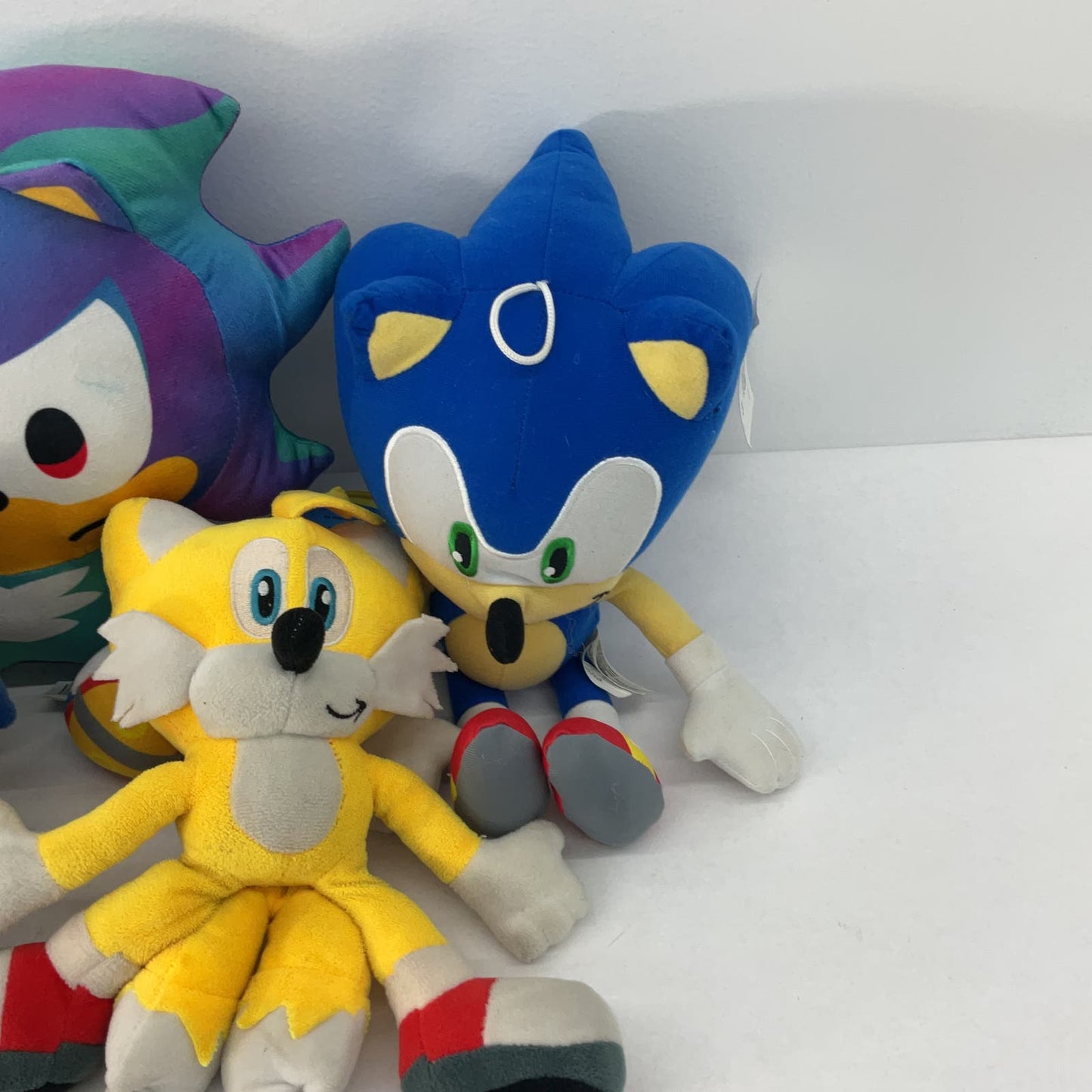 LOT of 7 SEGA Sonic The Hedgehog Plush Animal Toy Dolls Sonic Tails - Warehouse Toys