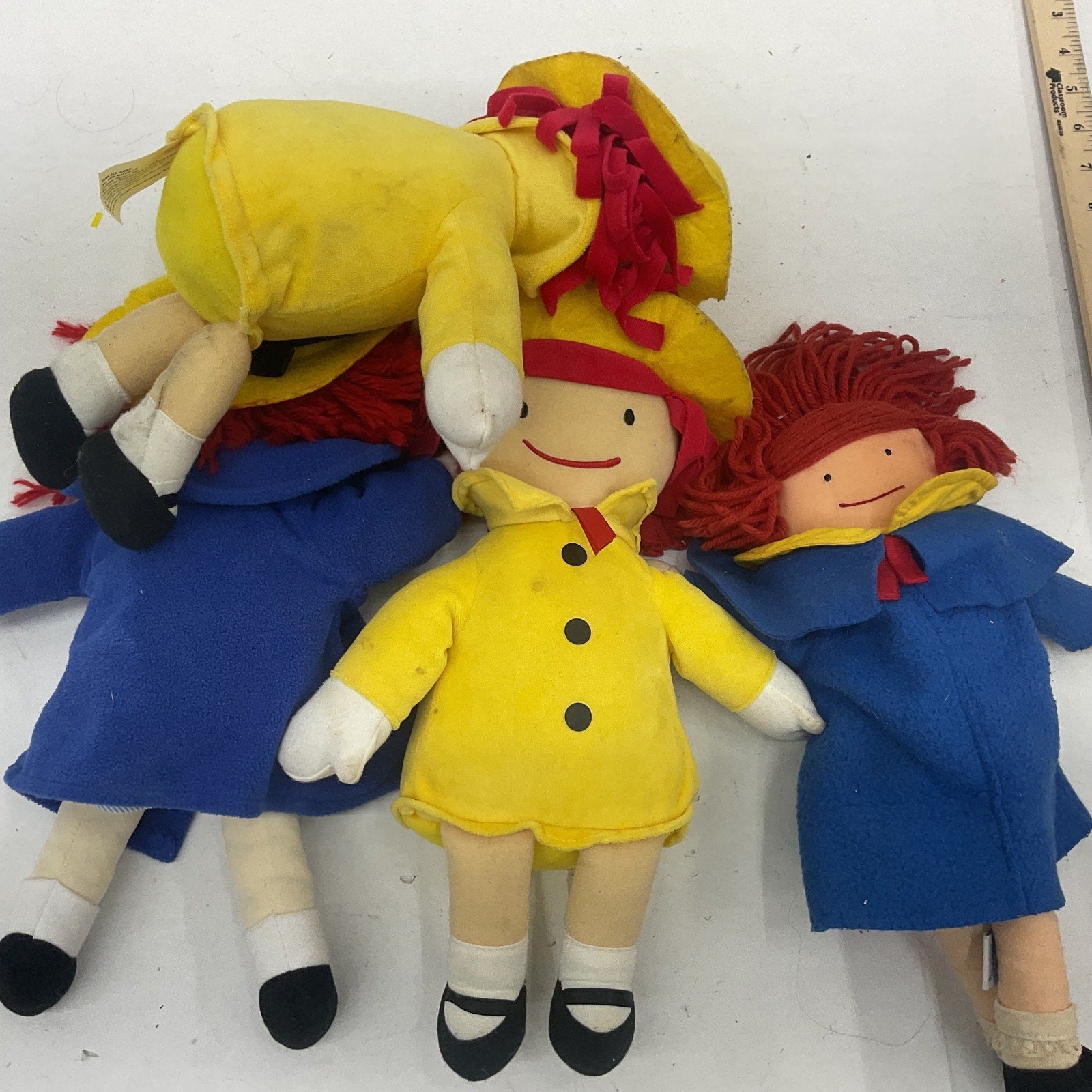 Lot of 8 Kohl's Cares Eden Madeleine Stuffed Play Dolls Plush Toys Pre - Owned - Warehouse Toys