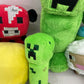 LOT of 8 Minecraft Mojang Tube Heroes Plush Toys Dolls Creepers Cows Pigs Zombie - Warehouse Toys