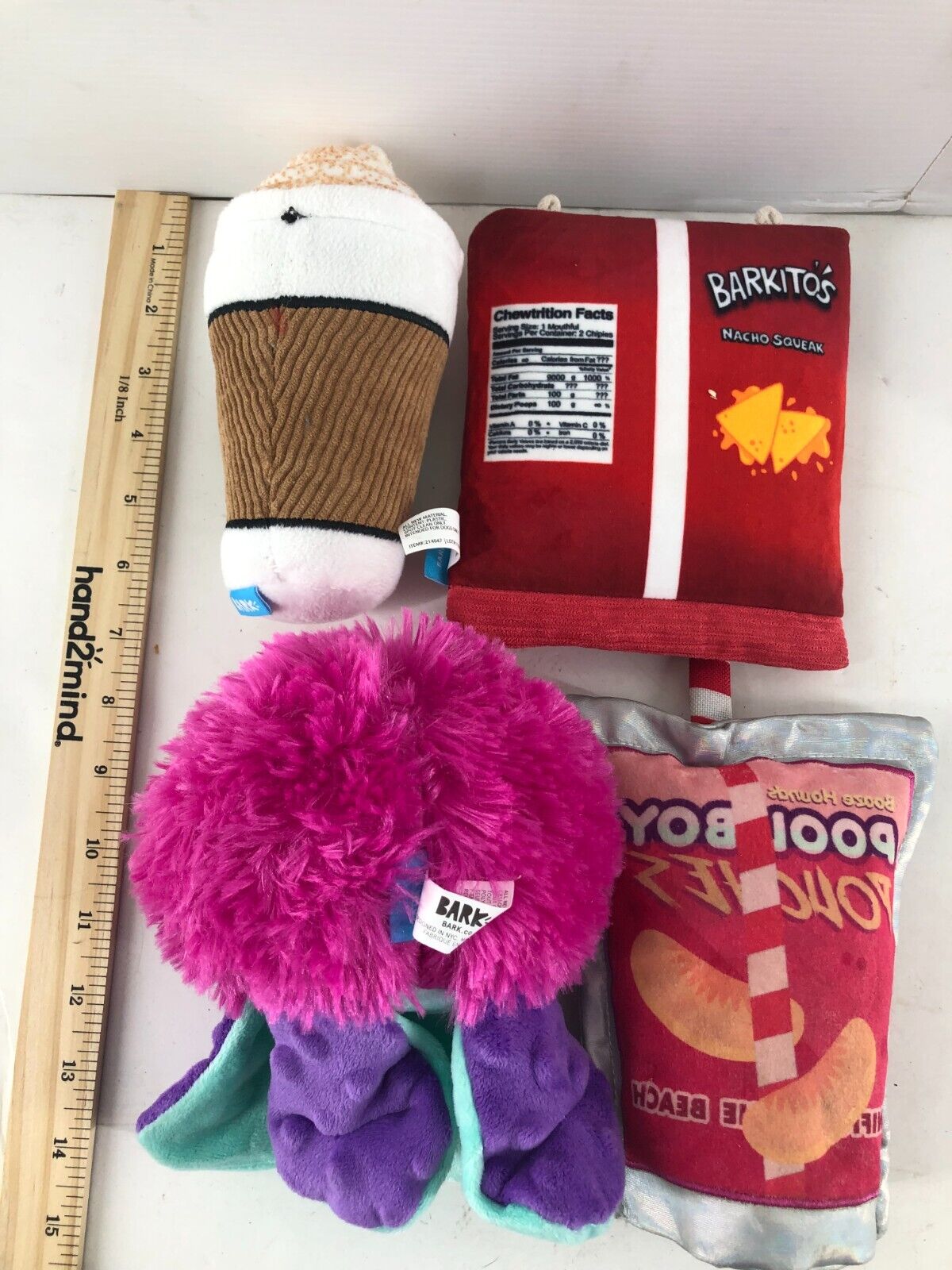 LOT of Bark Plush Dog toys Toy Doll Figures Used - Warehouse Toys