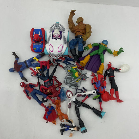 LOT of Marvel Character Action Figures Toys Cake Toppers Spiderman Spider Gwen - Warehouse Toys