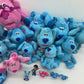 LOT Preowned 13 lbs Blue's Clues Dog Magenta Blue Character Stuffed Toys Plush - Warehouse Toys