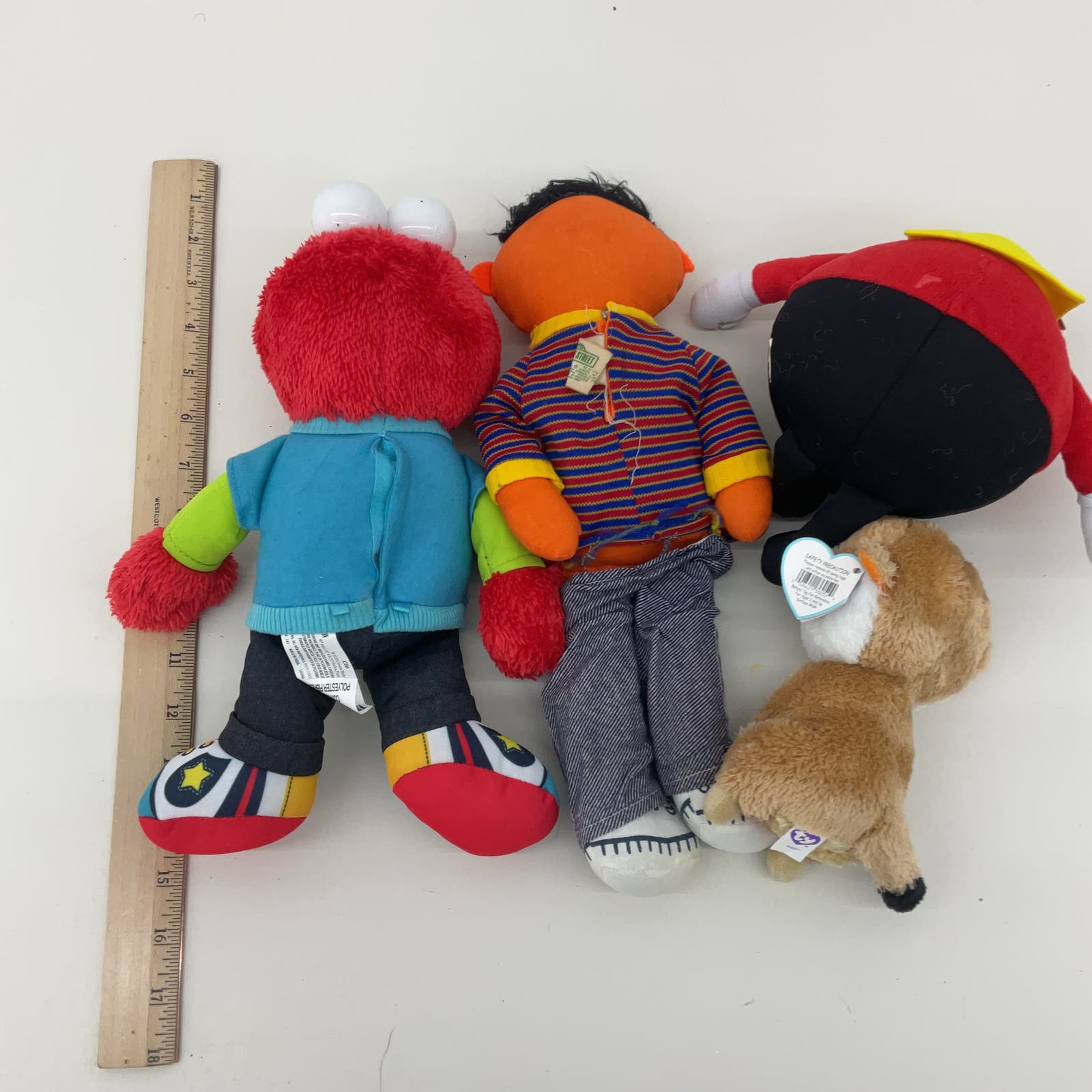 LOT Sesame Street Ernie Elmo Sonic the Hedgehog Dr. Robotnik TY Meerkat Plush - Warehouse Toys