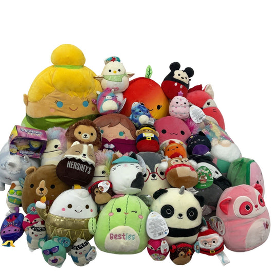 LOT Squishmallow Soft Character Plush Stuffed Toys Preowned 13 lbs Colorful - Warehouse Toys