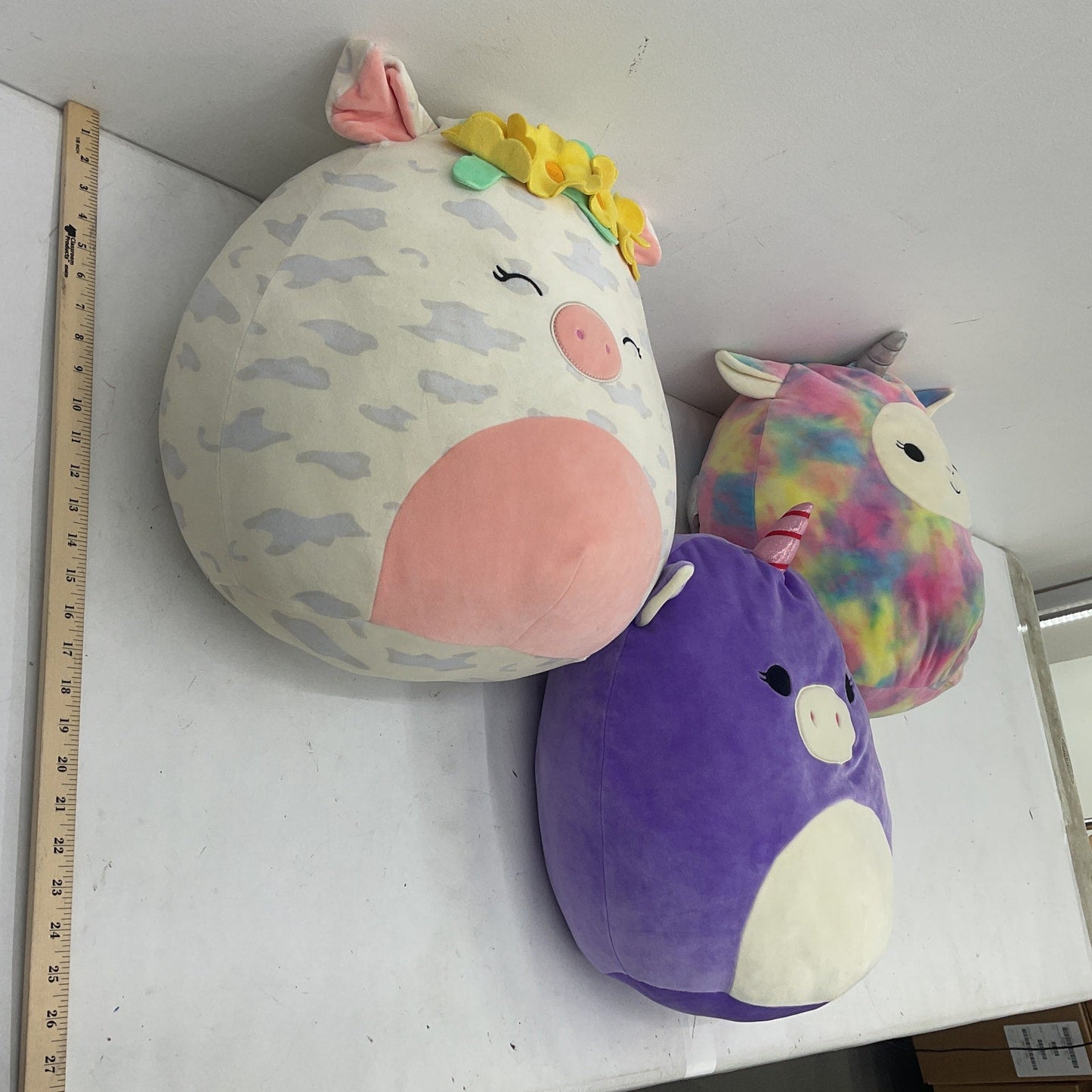 LOT Squishmallow Soft Character Plush Stuffed Toys Preowned 9 lbs Animals Dolls - Warehouse Toys