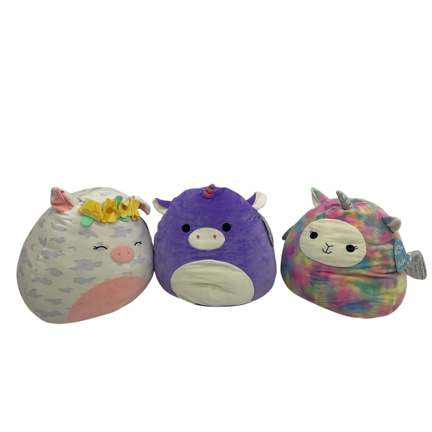 LOT Squishmallow Soft Character Plush Stuffed Toys Preowned 9 lbs Animals Dolls - Warehouse Toys