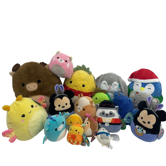 LOT Squishmallow Soft Character Plush Stuffed Toys Preowned Animals 13 lbs - Warehouse Toys