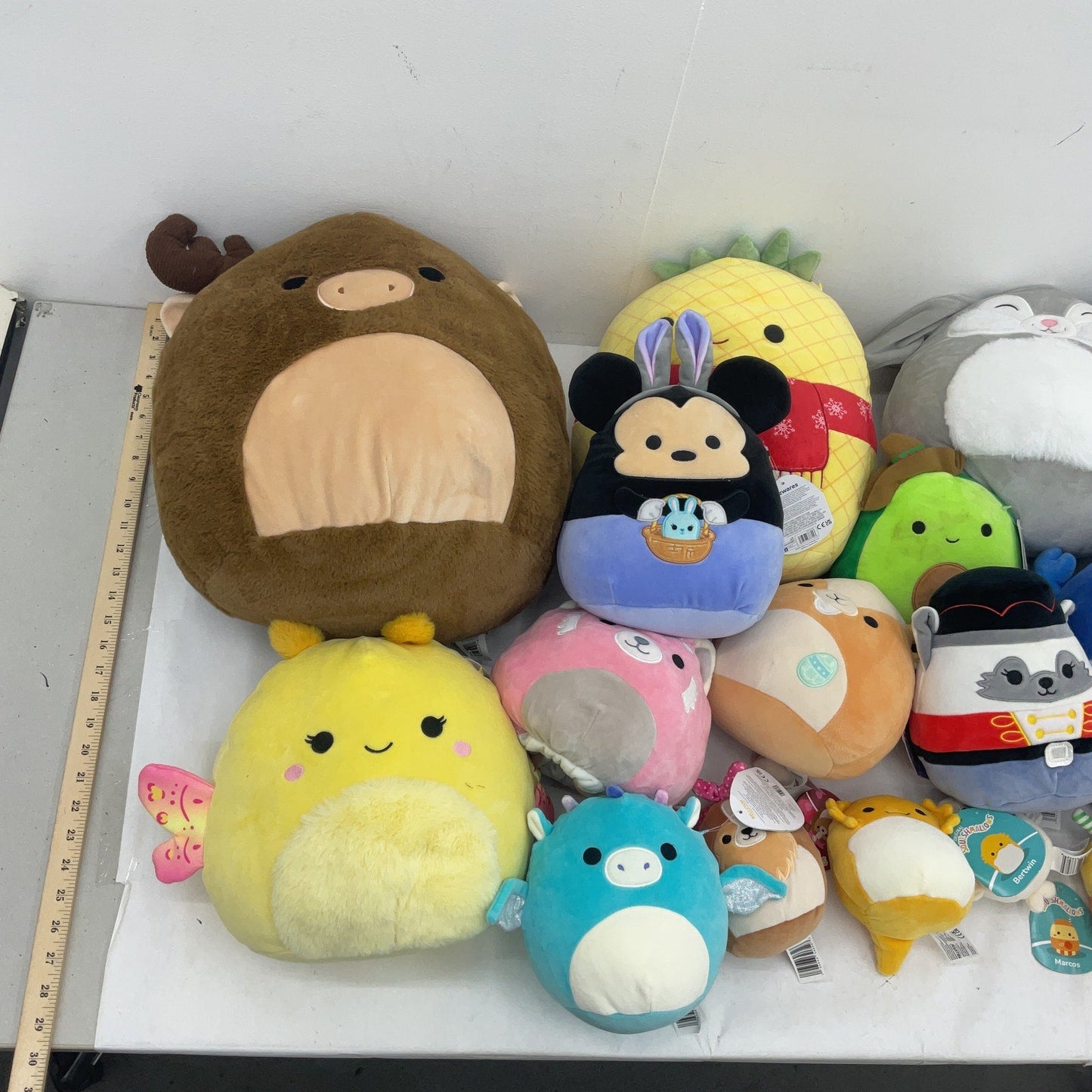 LOT Squishmallow Soft Character Plush Stuffed Toys Preowned Animals 13 lbs - Warehouse Toys