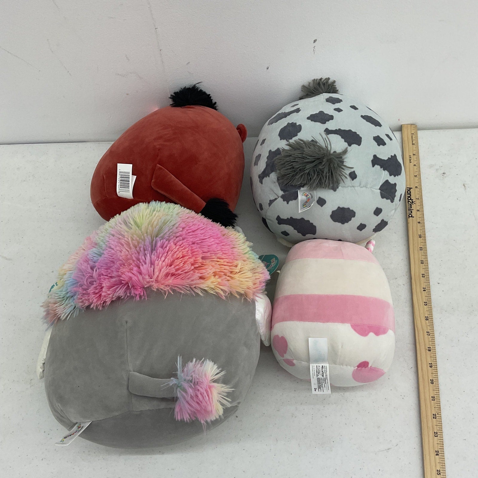 LOT Squishmallow Soft Character Plush Stuffed Toys Preowned Animals Dolls Puumba - Warehouse Toys