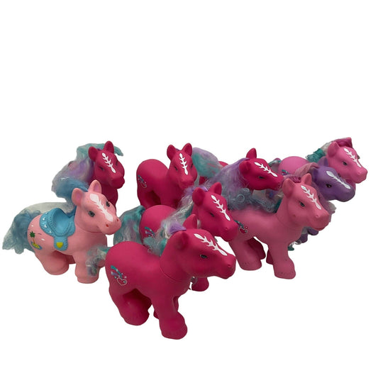 Magic Meadows Pink Horses Ponies Horse Pony Play Dolls LOT 9 pcs - Warehouse Toys