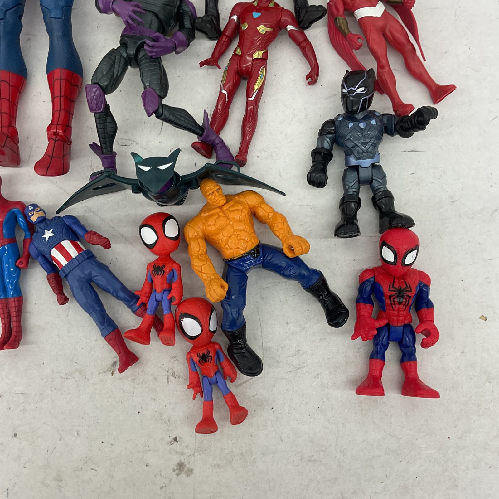 Marvel Action Figure Superhero Toy Lot Spiderman Hulk Captain America - Warehouse Toys