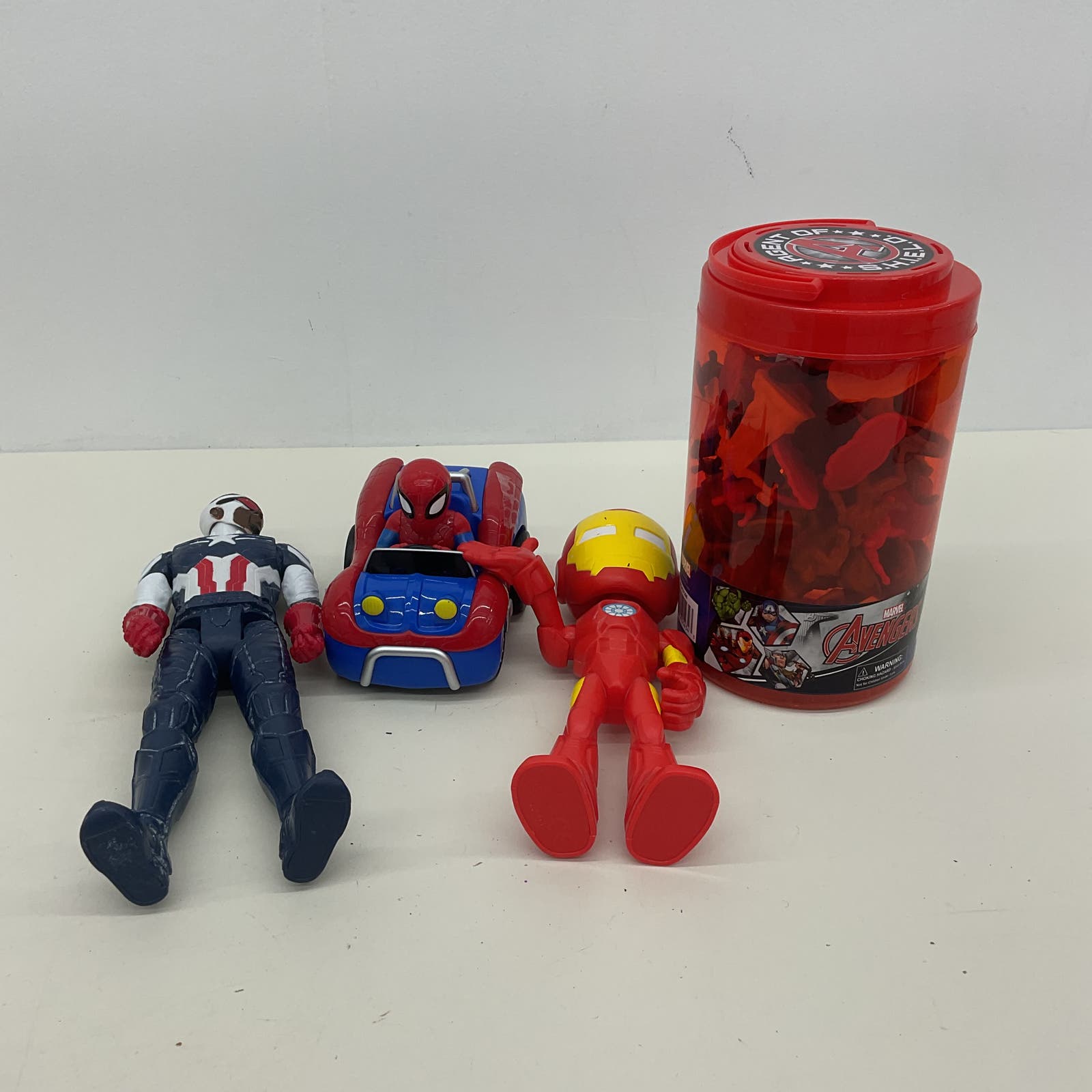 Marvel Avengers Action Figure LOT Mini Army Men Design Assorted Captain America - Warehouse Toys