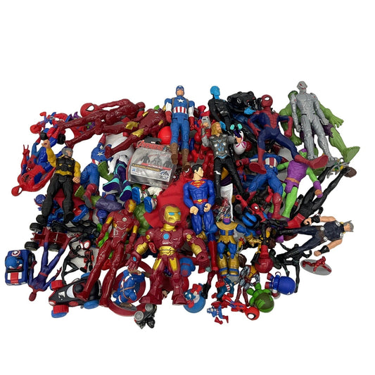 Marvel Avengers Mixed Preowned Super Hero Cake Toppers Action Figures Toy 25 lbs - Warehouse Toys