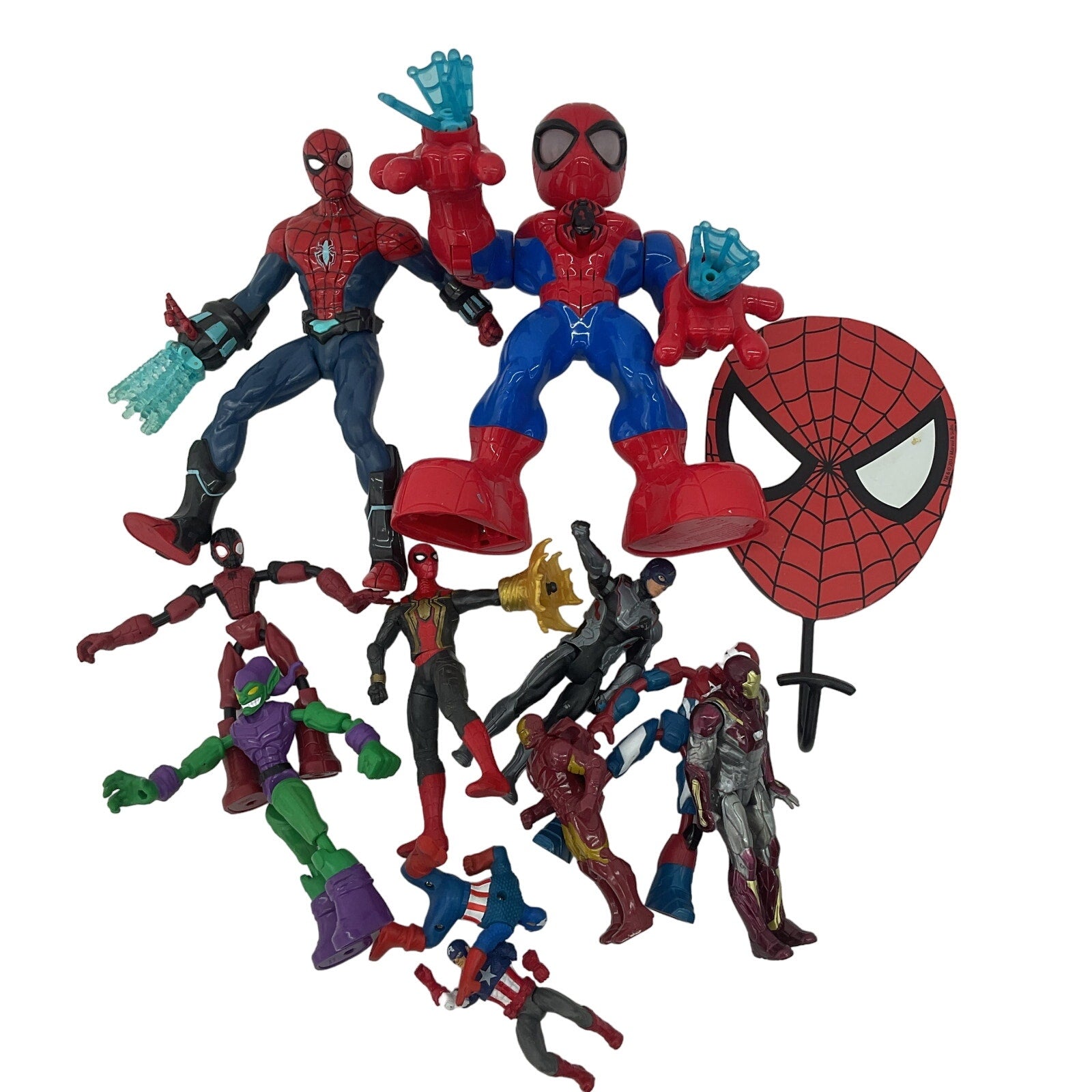 Marvel Multicolor Action Figure Collection Mixed Loose Spiderman Toys - Warehouse Toys