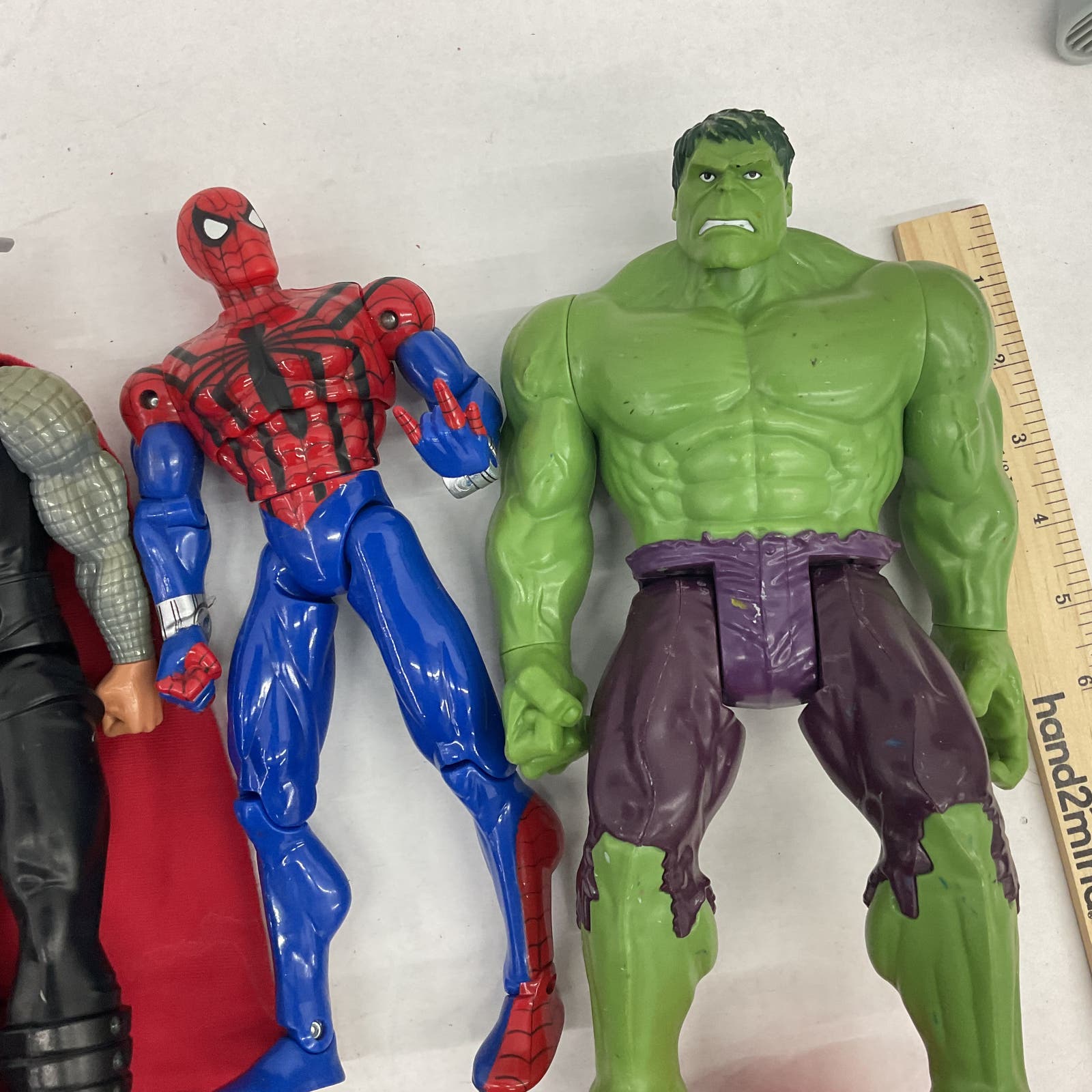 Marvel Multicolor Action Figure Lot Toy Spiderman Hulk Venom - Warehouse Toys