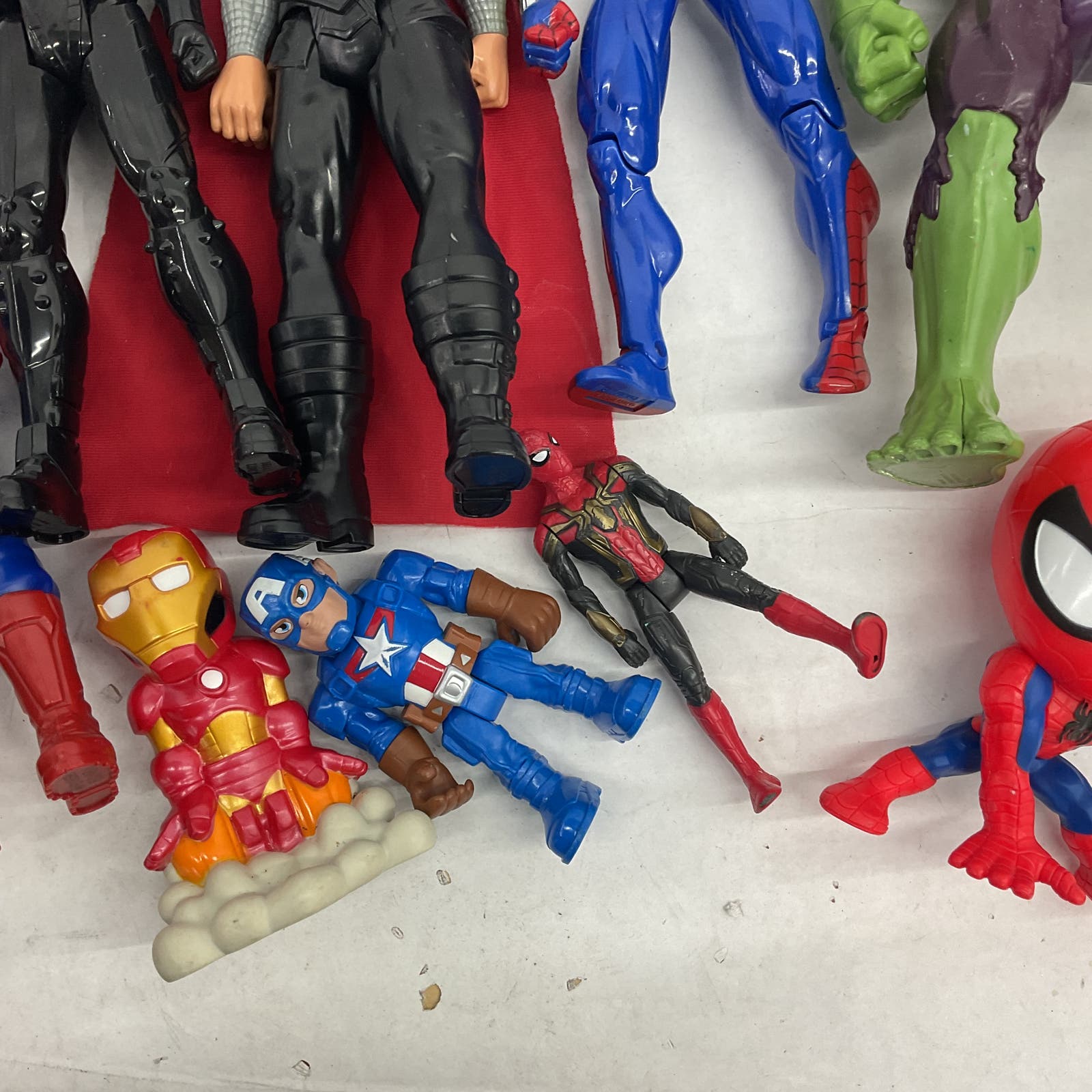 Marvel Multicolor Action Figure Lot Toy Spiderman Hulk Venom - Warehouse Toys