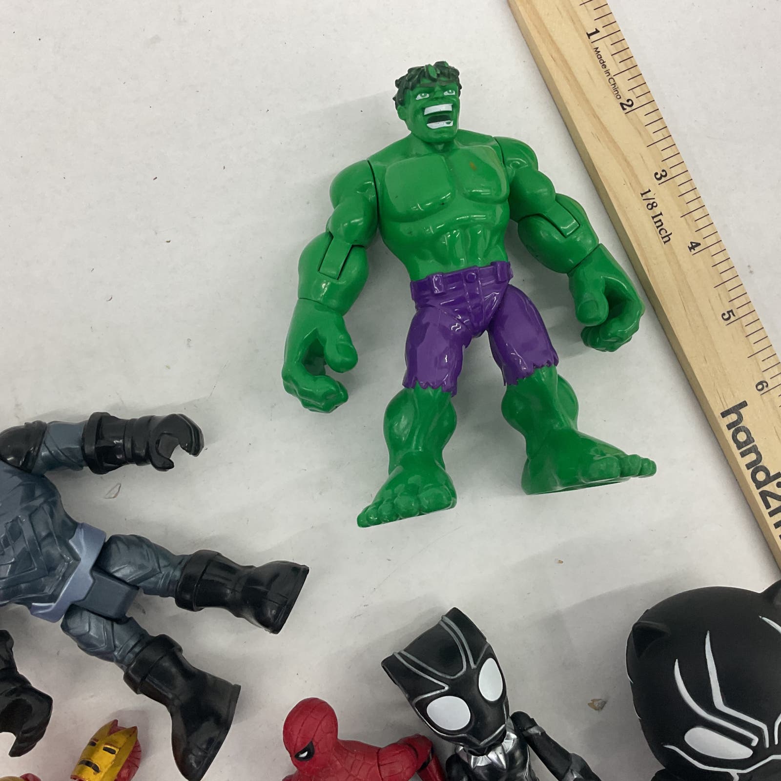 Marvel Multicolor Action Figure Superhero Spiderman Hulk Captain American - Warehouse Toys