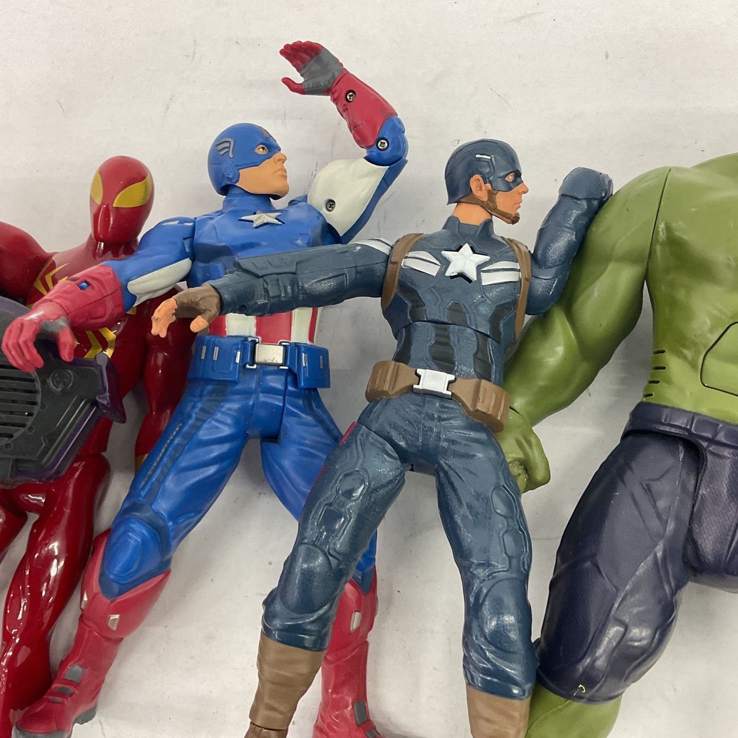 Marvel Multicolor Action Figure Toy Lot Thor Spiderman Captain America Hulk - Warehouse Toys