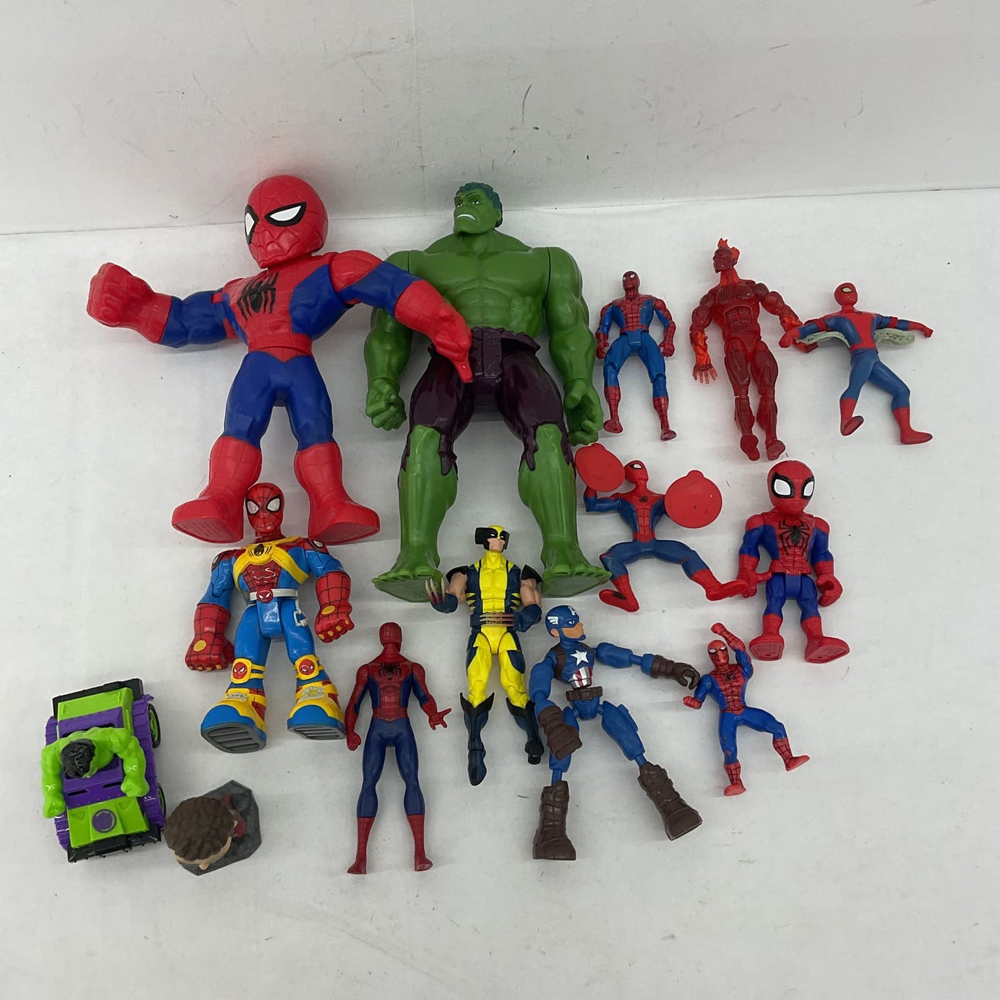 Marvel Multicolor Action Figure Toys Wholesale Lot Spiderman Hulk - Warehouse Toys