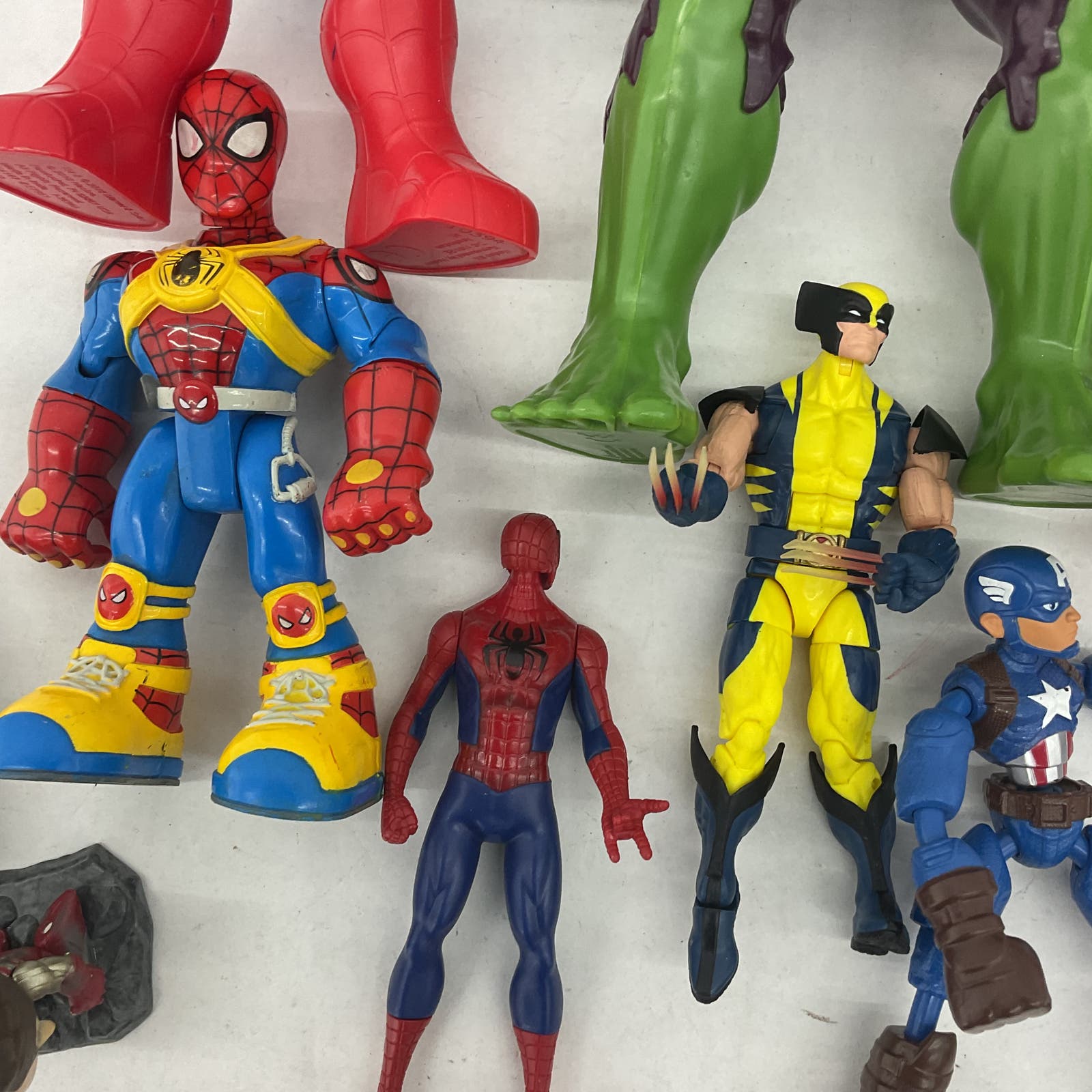 Marvel Multicolor Action Figure Toys Wholesale Lot Spiderman Hulk