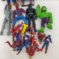 Marvel Red Action Figure Bulk Lot Toys Spiderman Hulk Captain America Superhero - Warehouse Toys