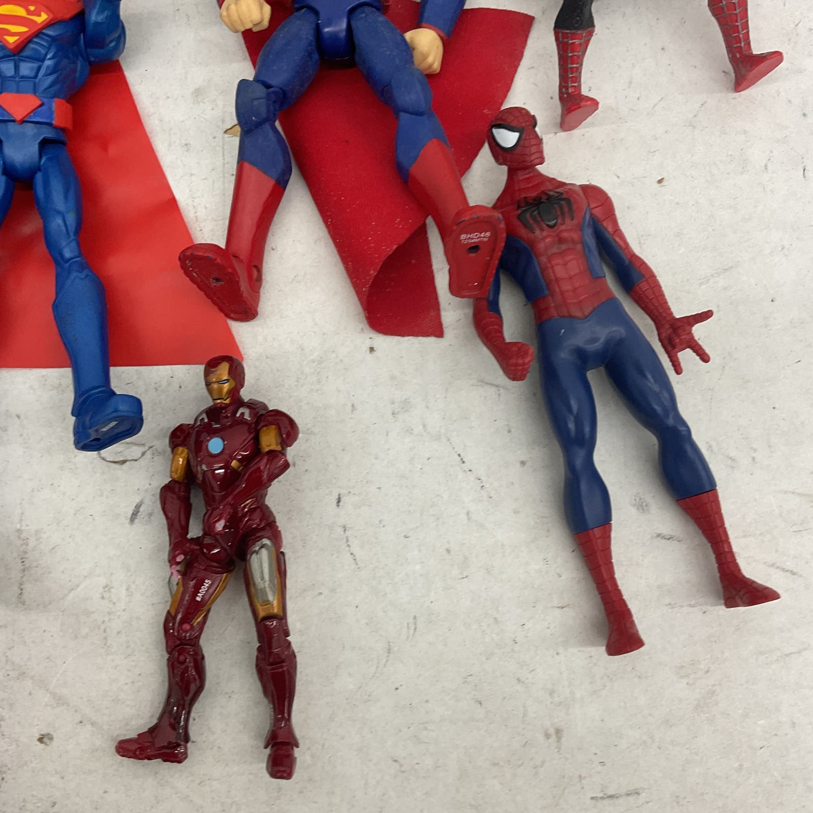 Marvel Red Action Figure Superhero Lot Wolverine Spiderman Hulk Venom - Warehouse Toys