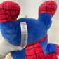 Marvel Red Blue Large Cuddly Pillow Shaped Spiderman Character Plush Doll - Warehouse Toys