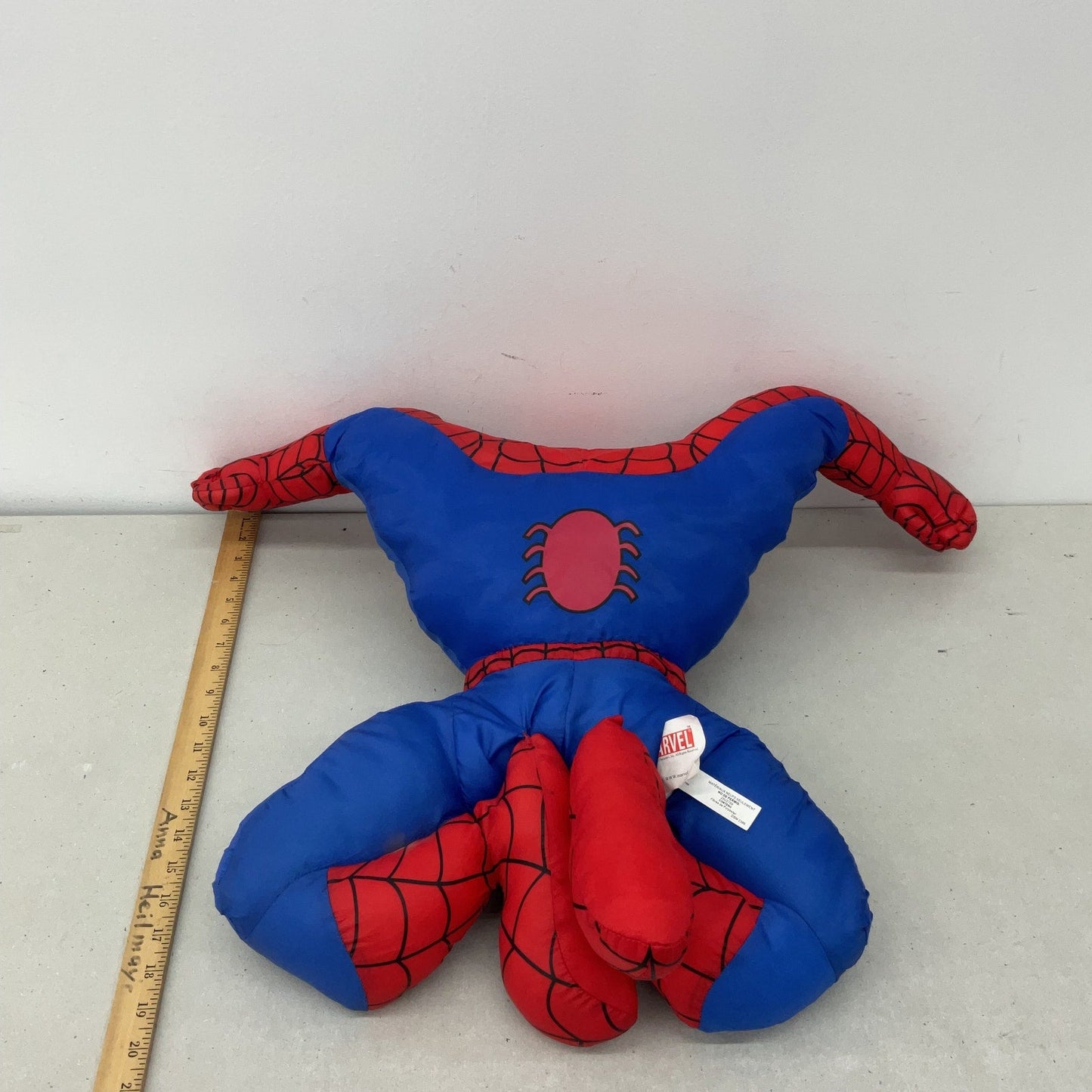 Marvel Red & Blue Large Soft Spiderman in Action Plush Stuffed Animal - Preowned - Warehouse Toys