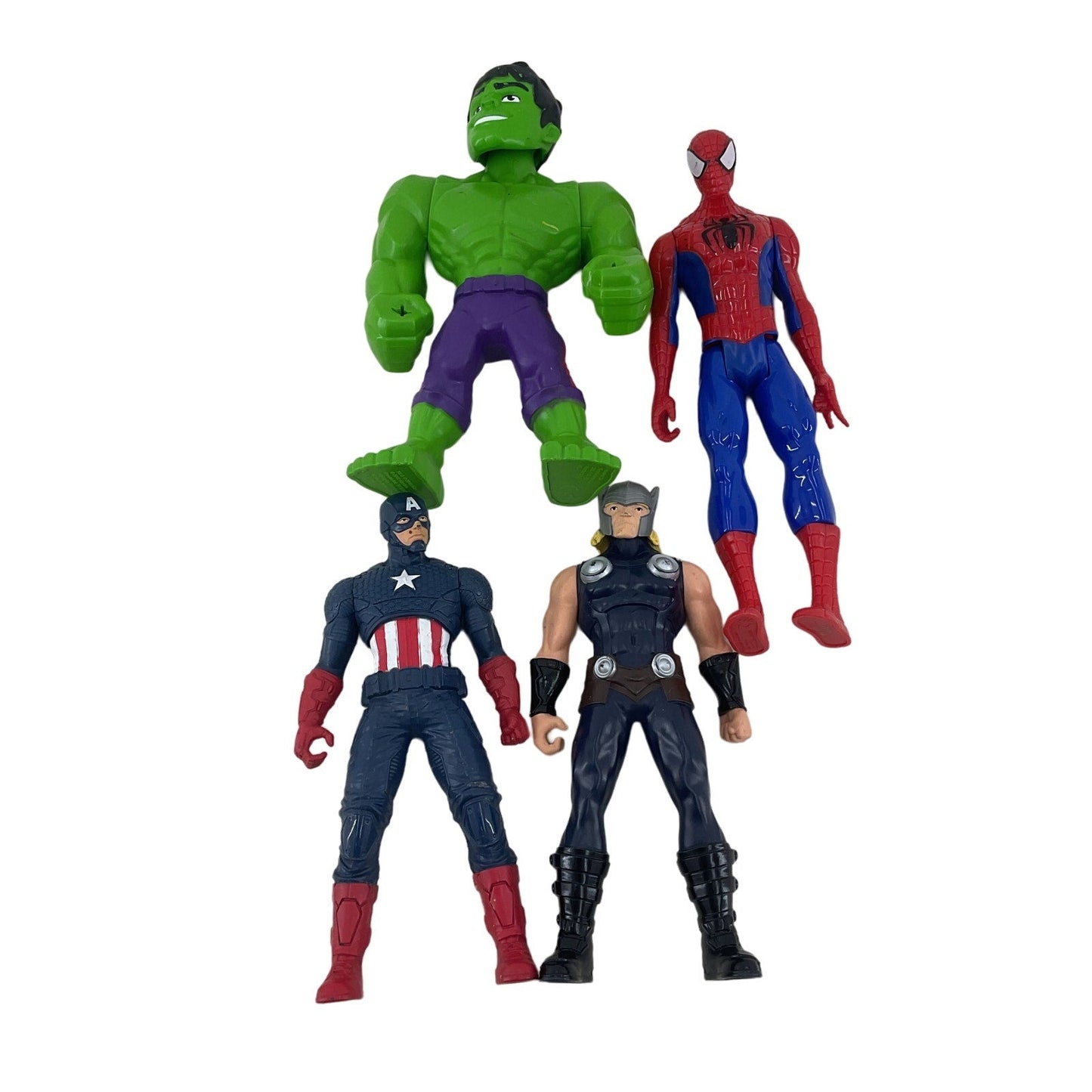 Marvel Spiderman The Avengers Toy Figures Cake Toppers The Hulk Captain America - Warehouse Toys