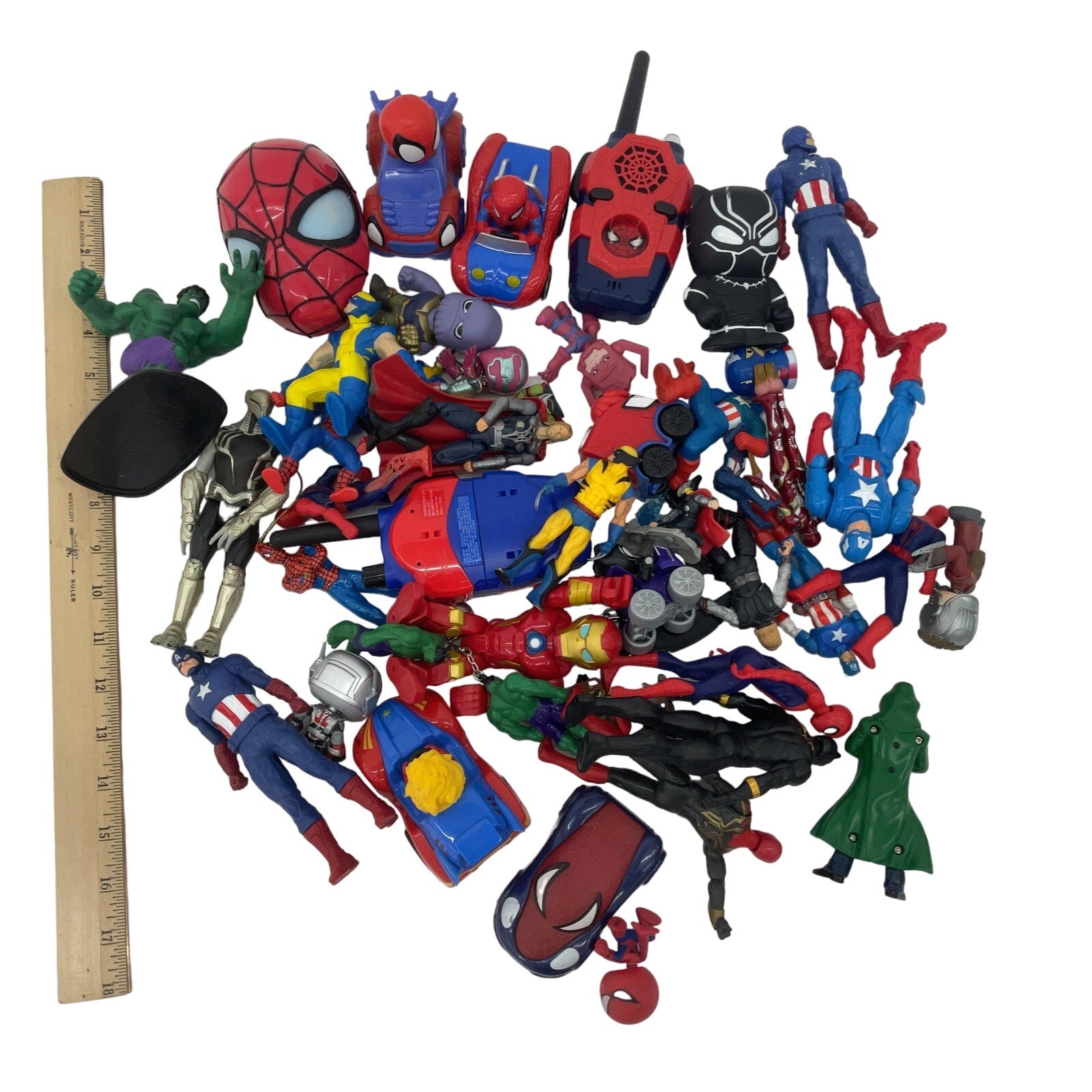 Marvel Super Hero Action Figures LOT Spiderman Avengers Mixed - Warehouse Toys