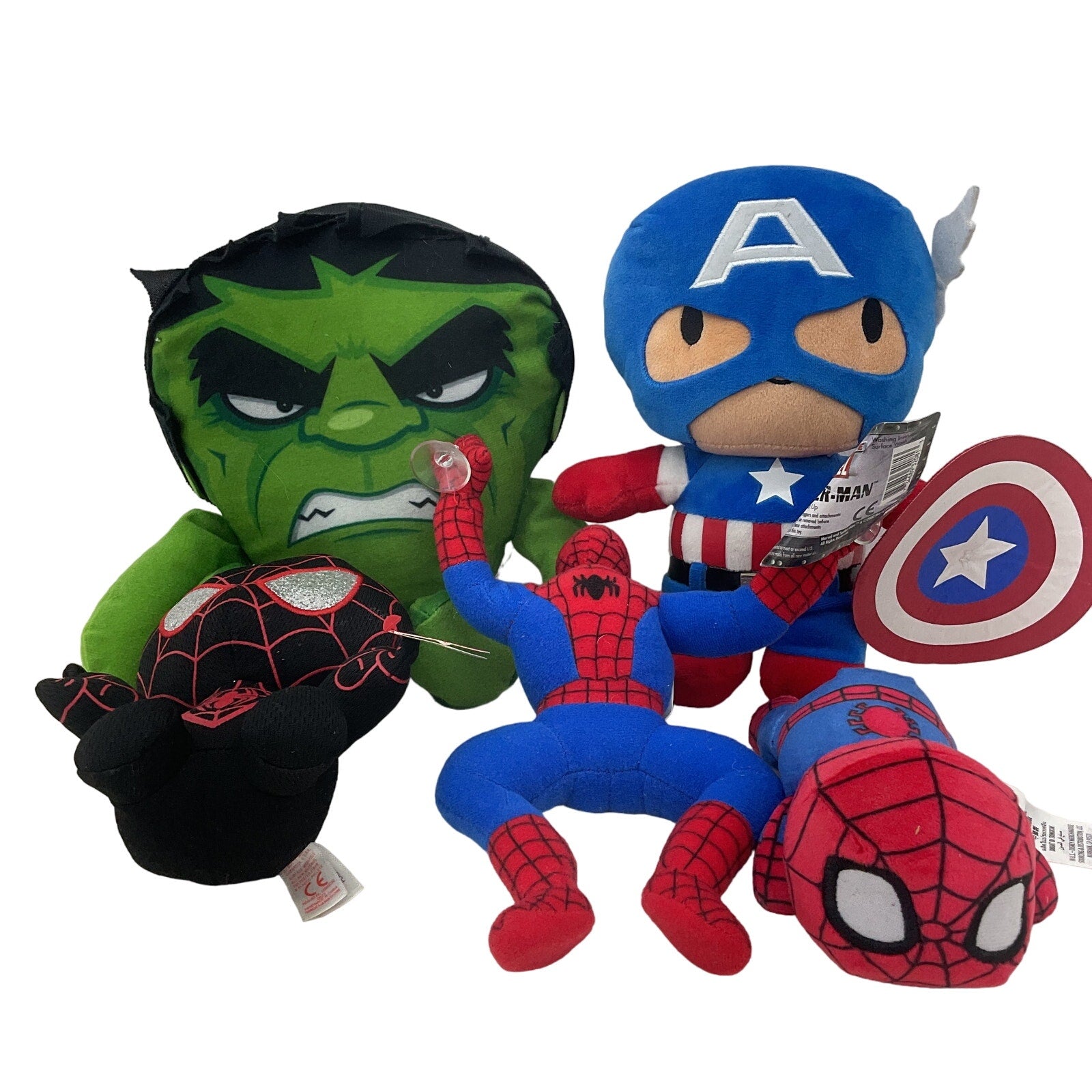 Marvel The Avengers Plush Character LOT The Hulk Captain America ...