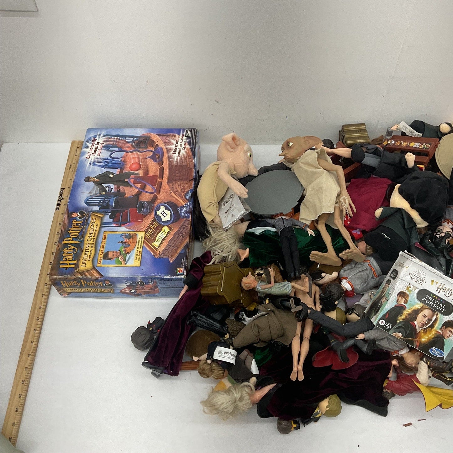 Massive 20 lbs Harry Potter Wizard Toys Dobby Figures Plush Dolls Preowned LOT - Warehouse Toys