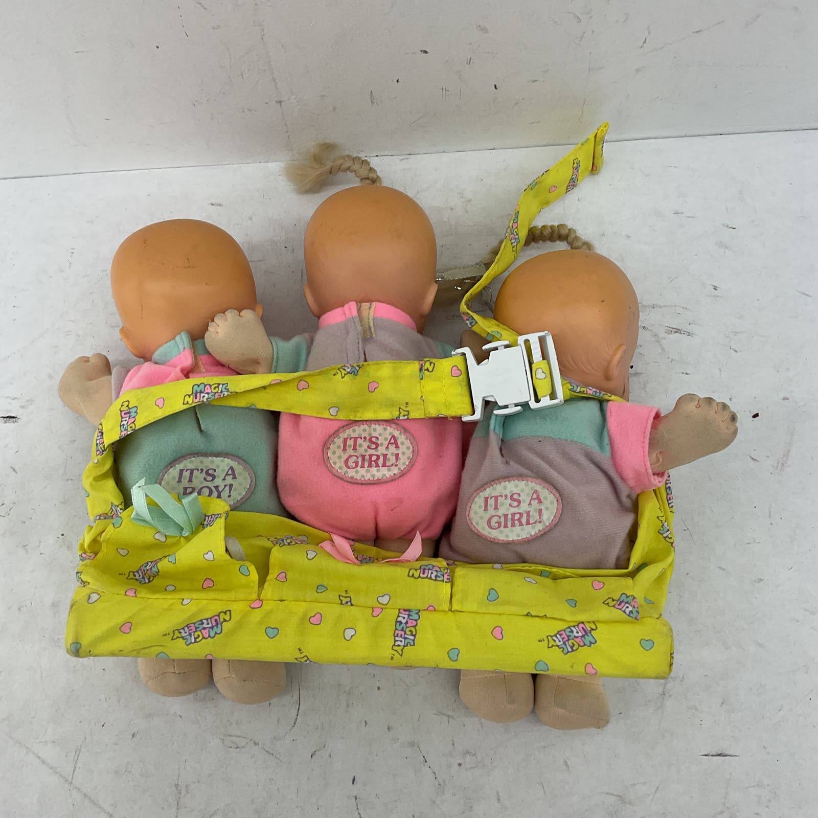 Mattel 90s Magic Nursery Baby Toy Doll Lot of 3 Girl Boy - Warehouse Toys