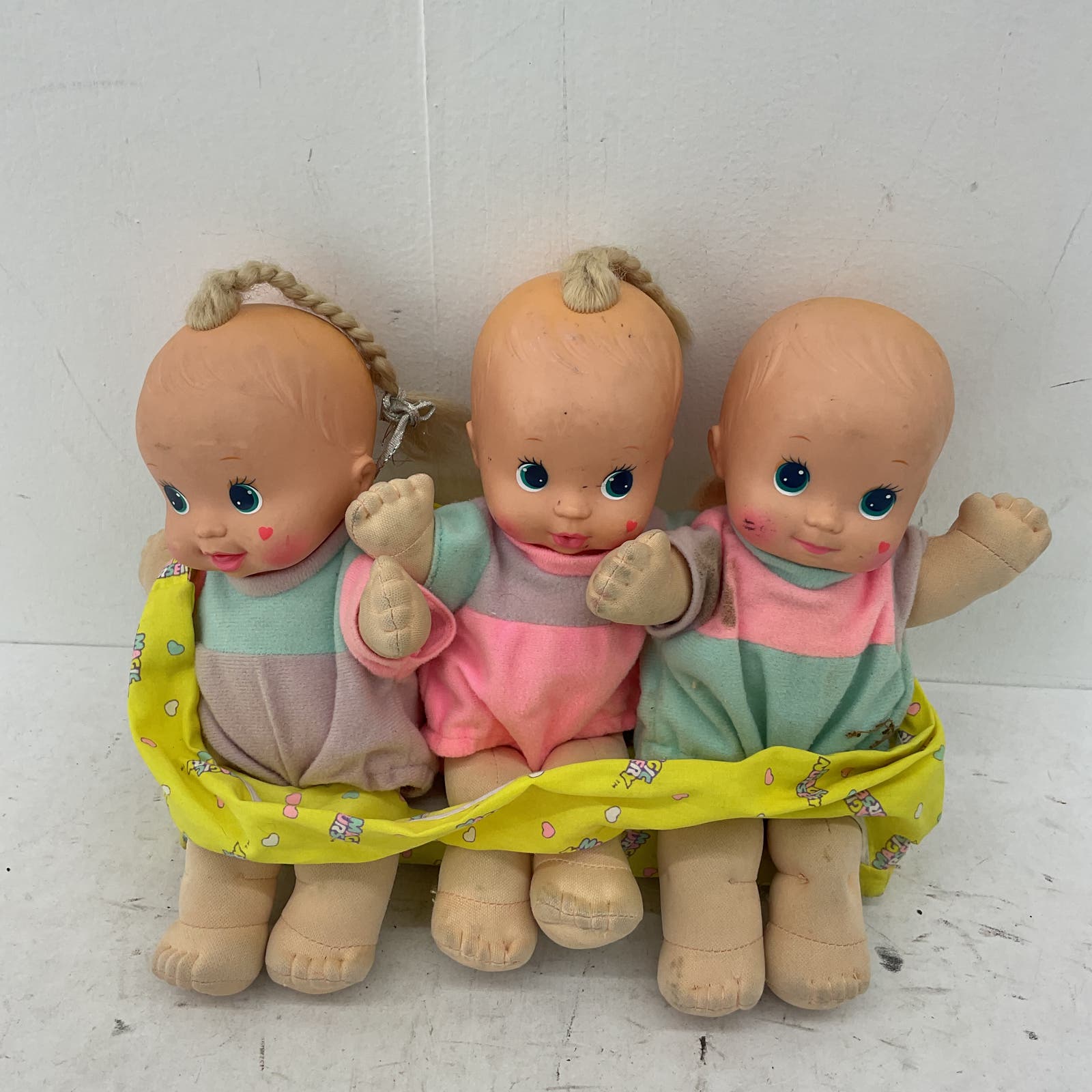 Mattel 90s Magic Nursery Baby Toy Doll Lot of 3 Girl Boy - Warehouse Toys