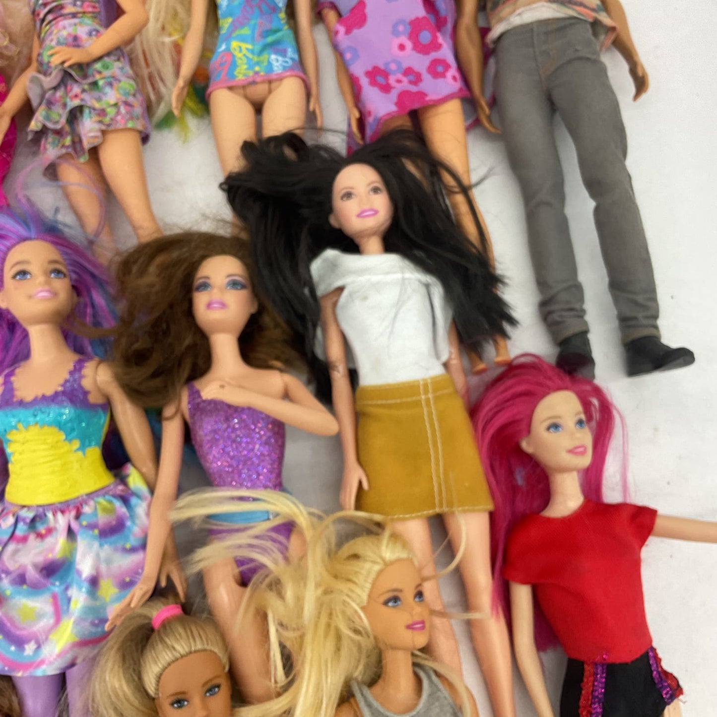 Mattel Barbie Multicolor Doll - Clothes & Accessories - Dolls Wholesale Lot - Warehouse Toys