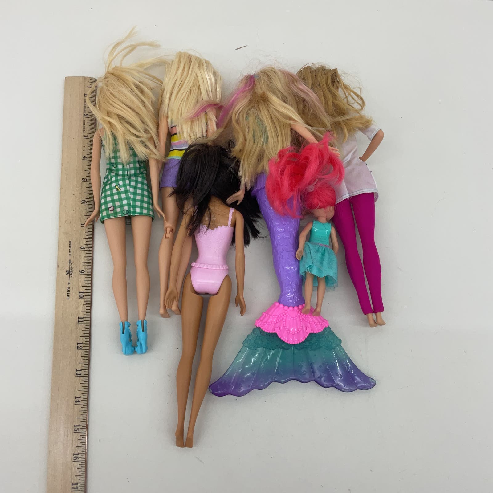 Mattel Barbie & Others Loose Fashion Play Dolls Blonde Hair Mermaid - Warehouse Toys