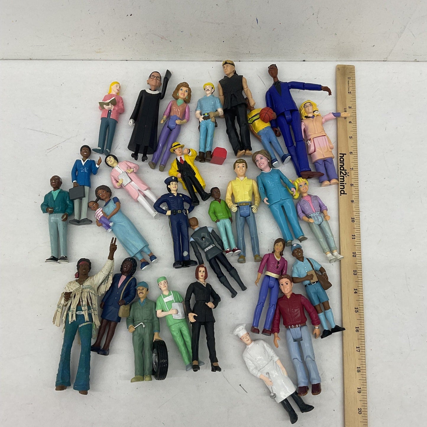 McFarlane & Others Mini Dollhouse Human Humanoid Career Historic Figures LOT - Warehouse Toys