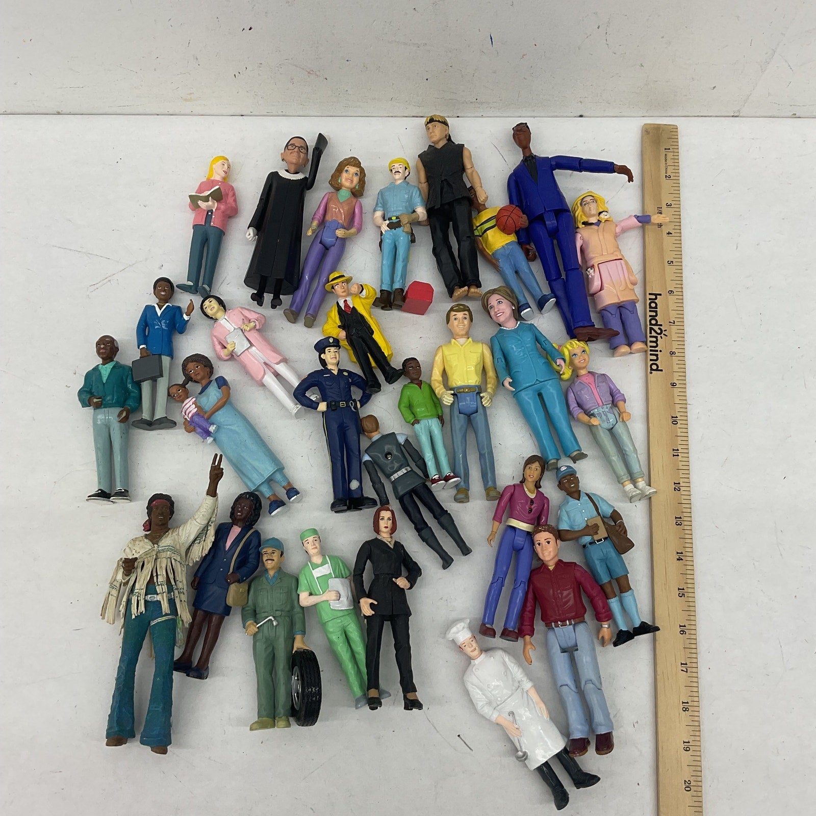 McFarlane & Others Mini Dollhouse Human Humanoid Career Historic Figures LOT - Warehouse Toys