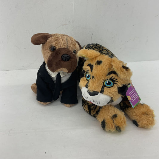 Men in Black Little Brownie Stuffed Animal Dog Tiger cat plush Toy Lot - Warehouse Toys