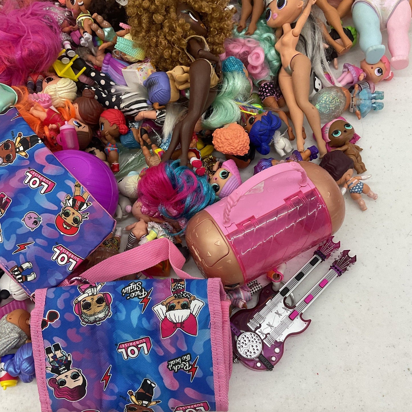 MGA LOT 20 LBS LOL OMG Surprise Fashion Dolls Multicolor Preowned - Warehouse Toys