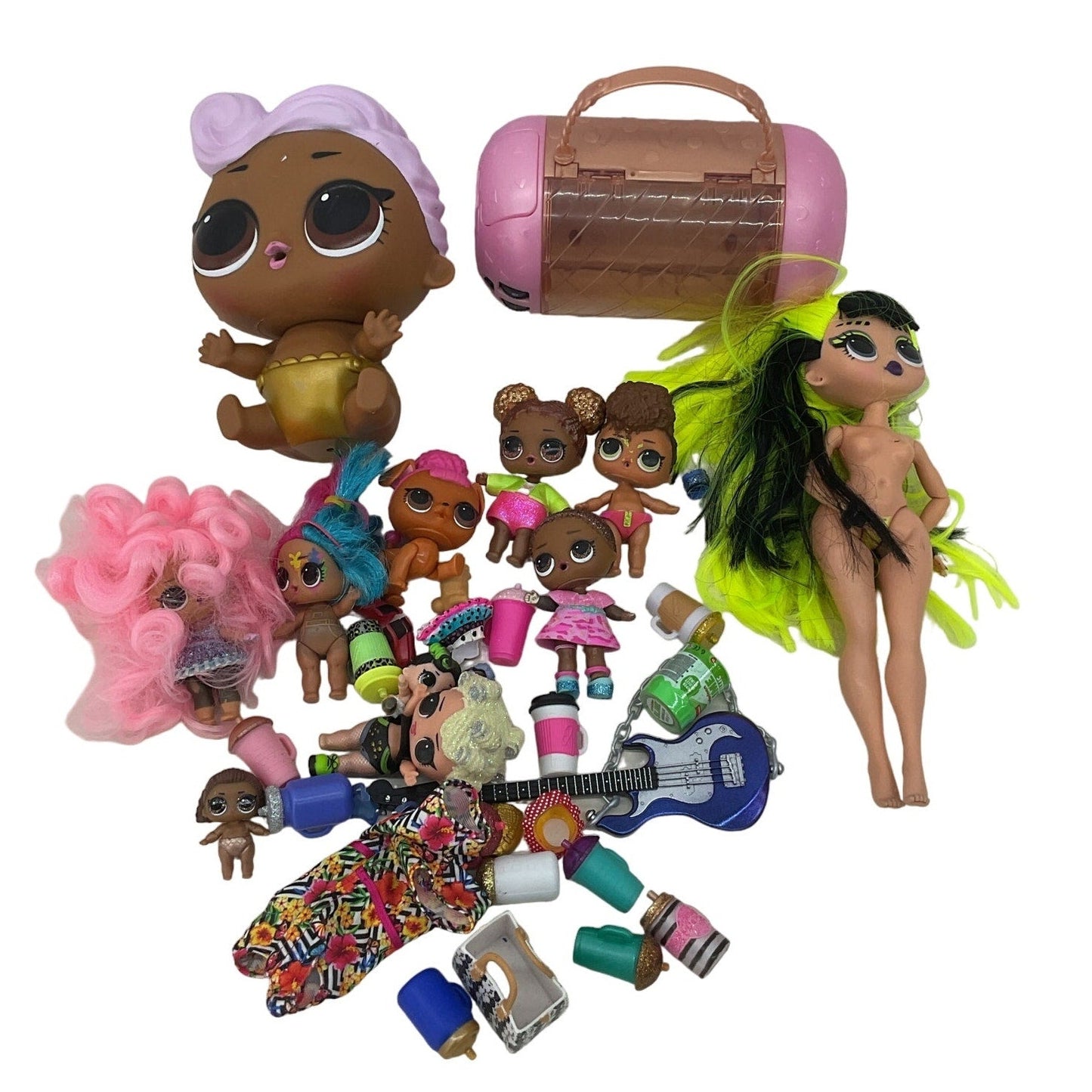 MGA Mixed LOL OMG Surprise Bib Lil Sistas Accessories Toys Play Fashion Dolls - Warehouse Toys