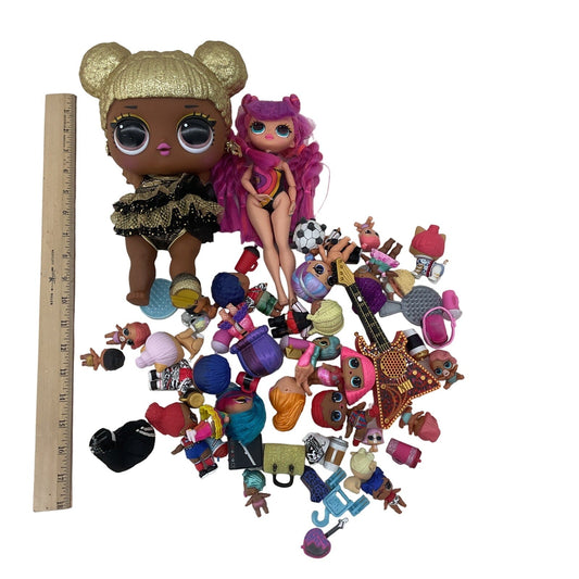 MGA Multicolor Preowned Play Dolls LOL OMG Surprise! Big Lil Sista Toys - Warehouse Toys