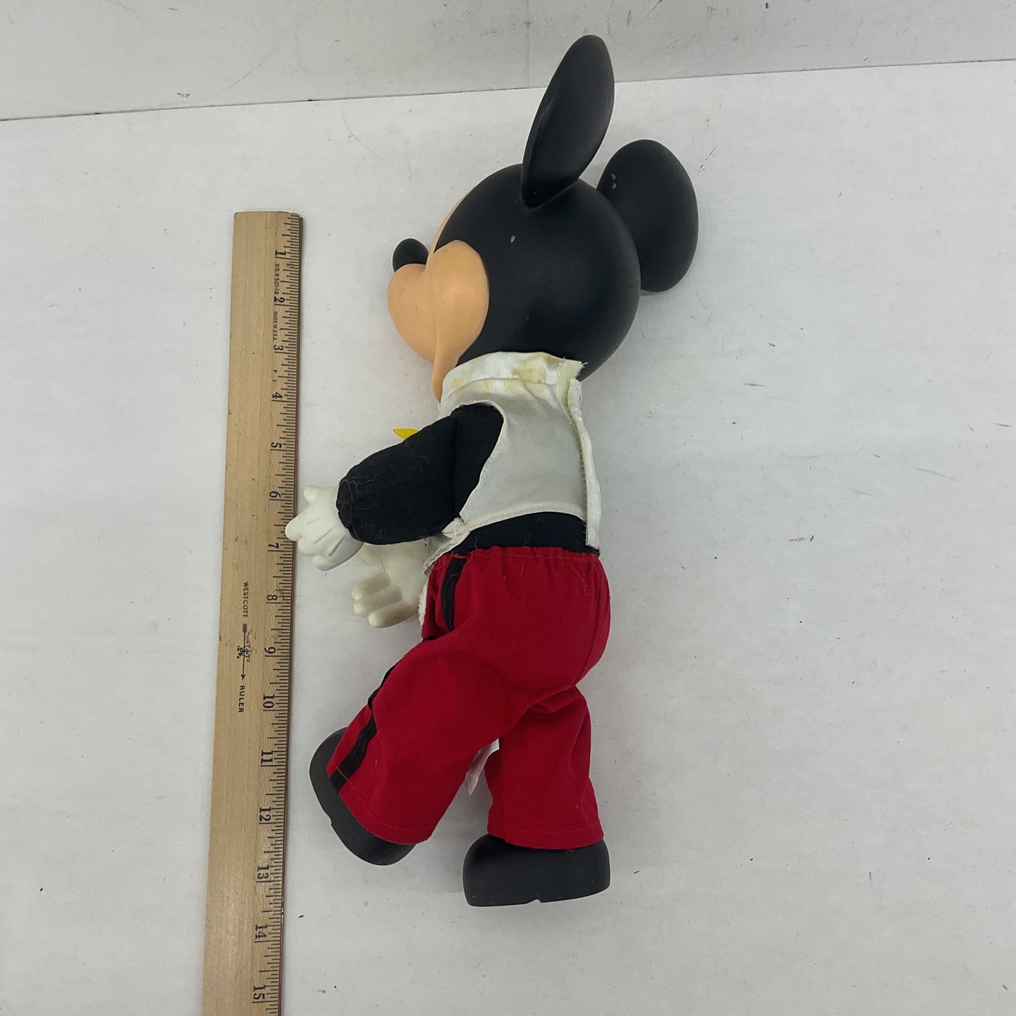 Mickey Mouse Rubber Face Stuffed Animal Plush Toy Doll Vintage - Warehouse Toys