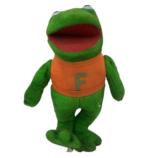 Mighty Star Green Vintage Jumbo Sized New Zoo Revue Freddy Frog Plush Doll - Warehouse Toys