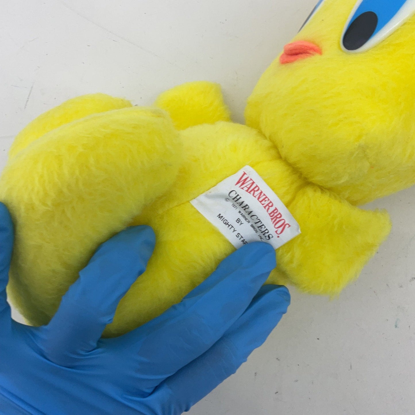Mighty Star Vintage 1970s Looney Tunes Tweety Bird Yellow Stuffed Toy - Preowned - Warehouse Toys