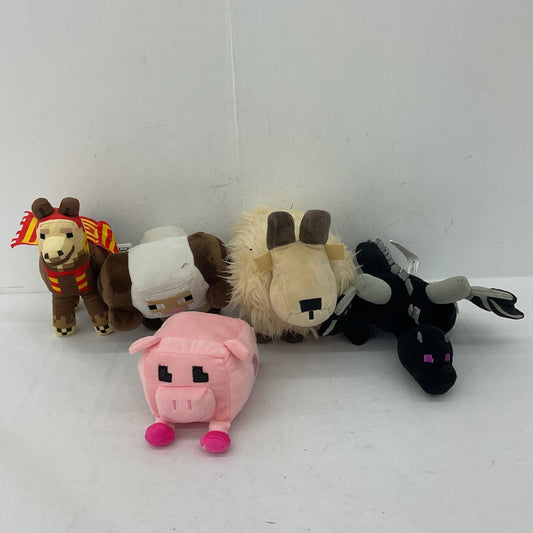 Minecraft Black Dragon Pig Stuffed Animal Plush Toy Lot - Warehouse Toys